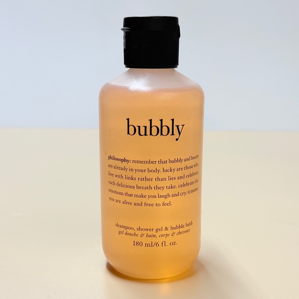 Philosophy Bubbly 6 oz Shampoo Shower Gel Bubble Bath Body Wash NEW